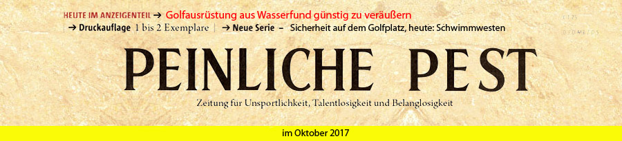 Peinliche Pest Oktober 2017